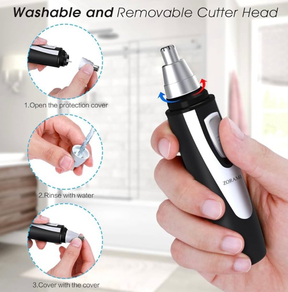 Nose hair trimmer tool