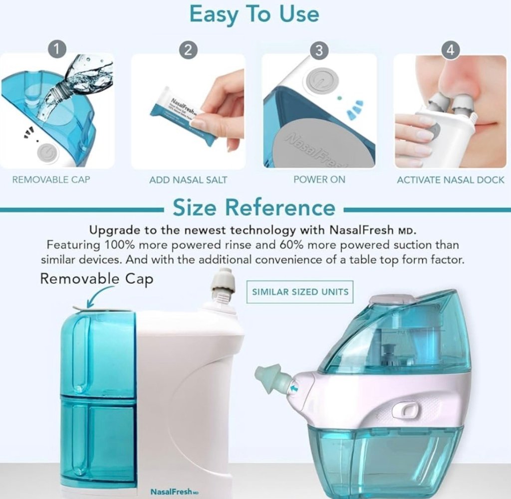 Easy to use sinus rinse system