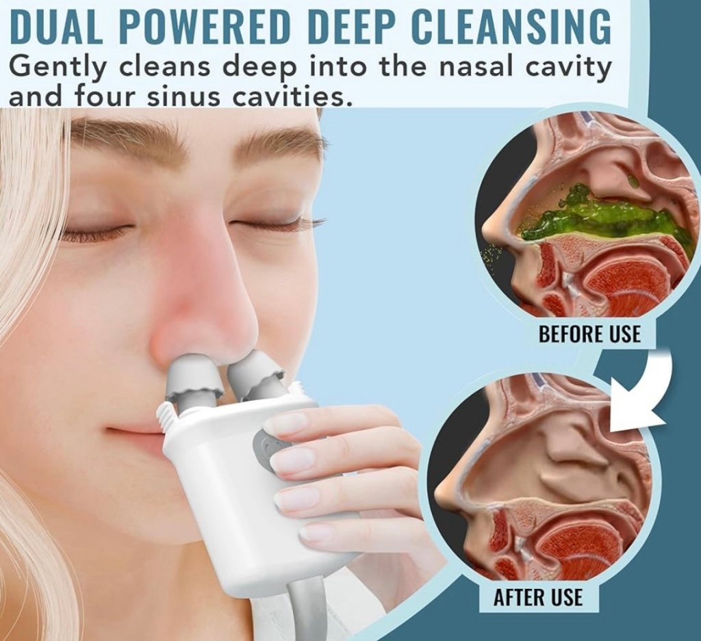 Deep sinus cleaning at home machine