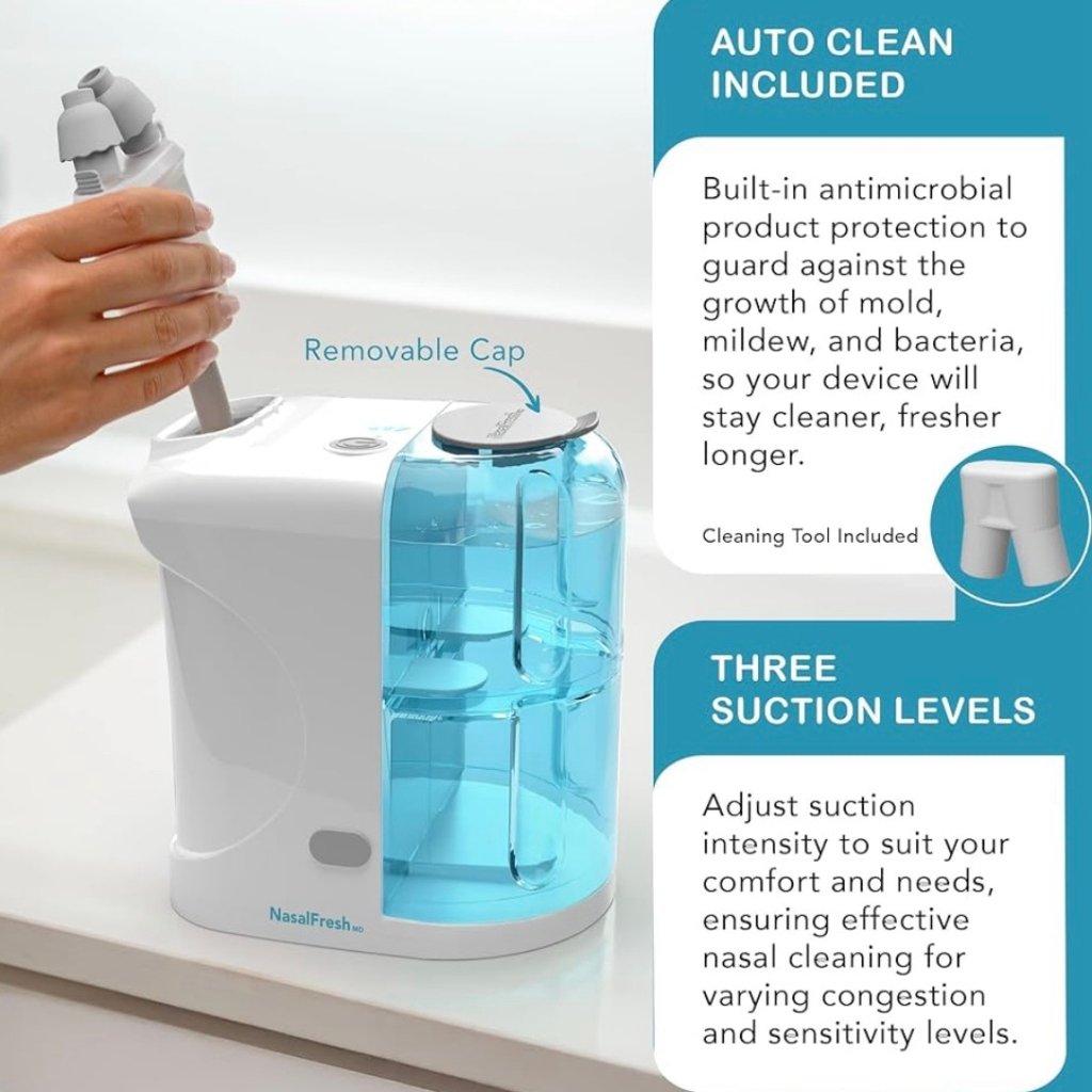 Auto clean sinus clean set up