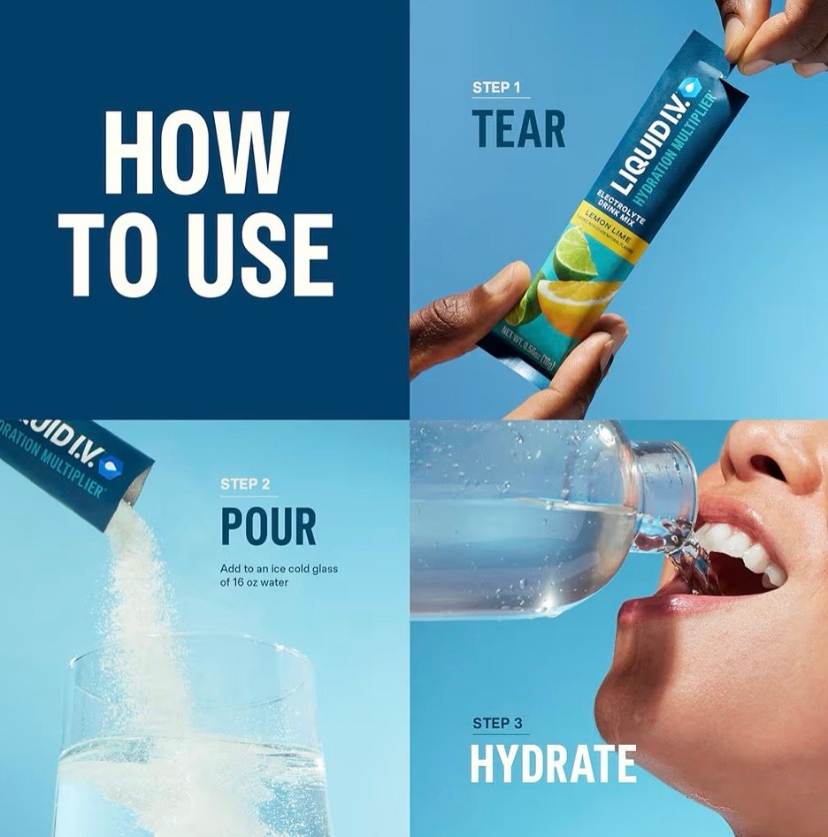 How to use liquid IV