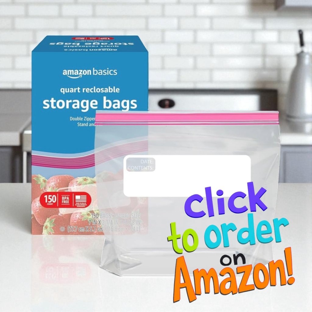 Ice pack storage baggies