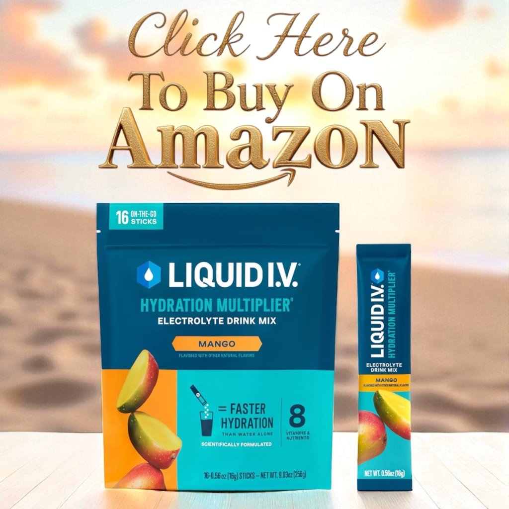 Liquid IV drink mix for hydration