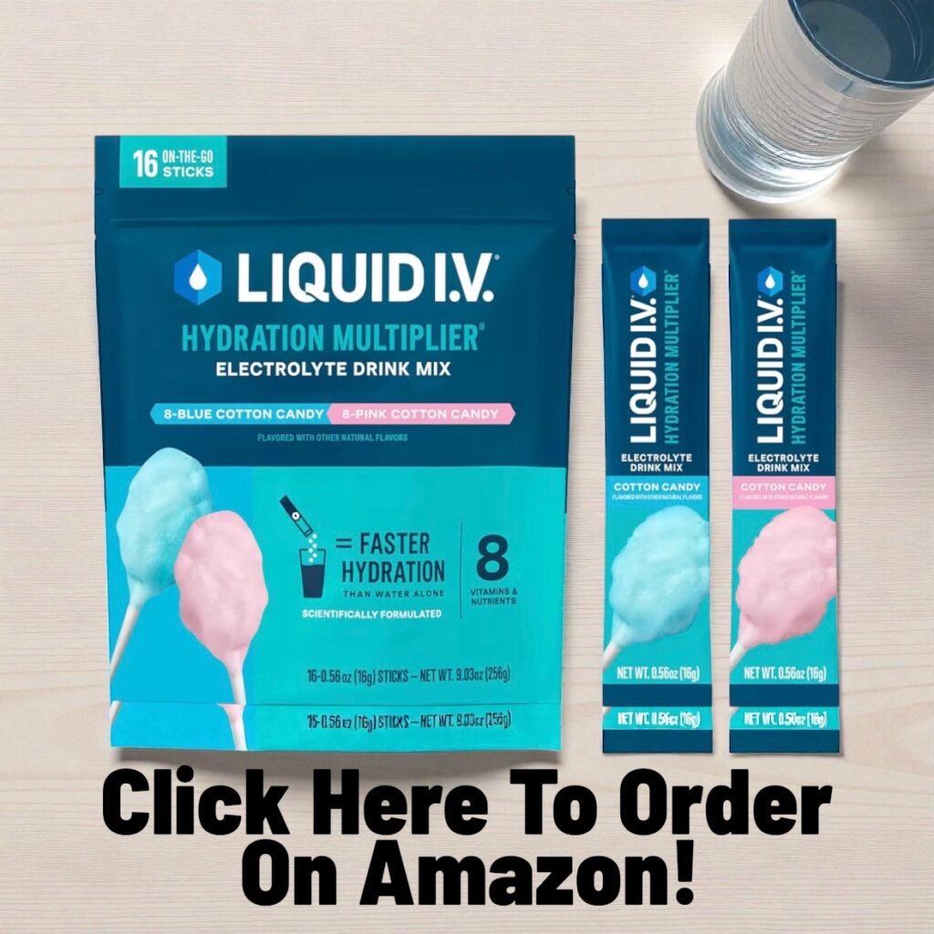 Order cotton candy liquid IV on Amazon