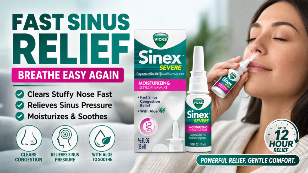 Fast-Acting Relief for Stubborn Sinus Congestion