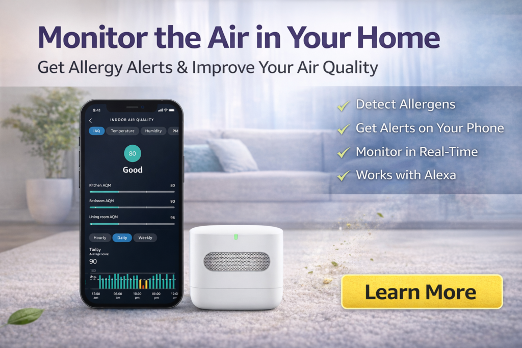 Air Quality Monitor – See What’s Triggering Your Sinus Problems