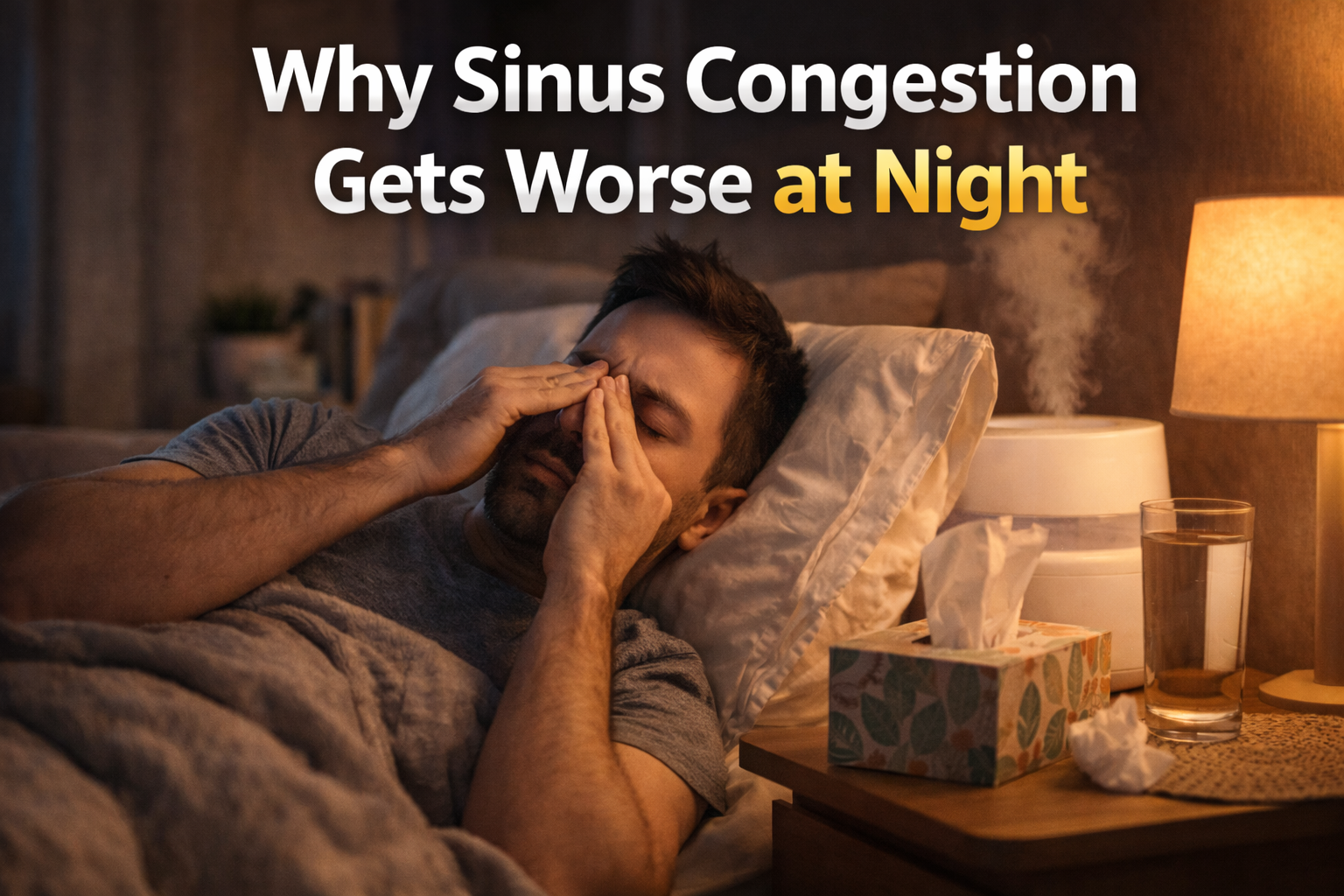 Why Sinus Congestion Gets Worse at Night (And What to Do About It)