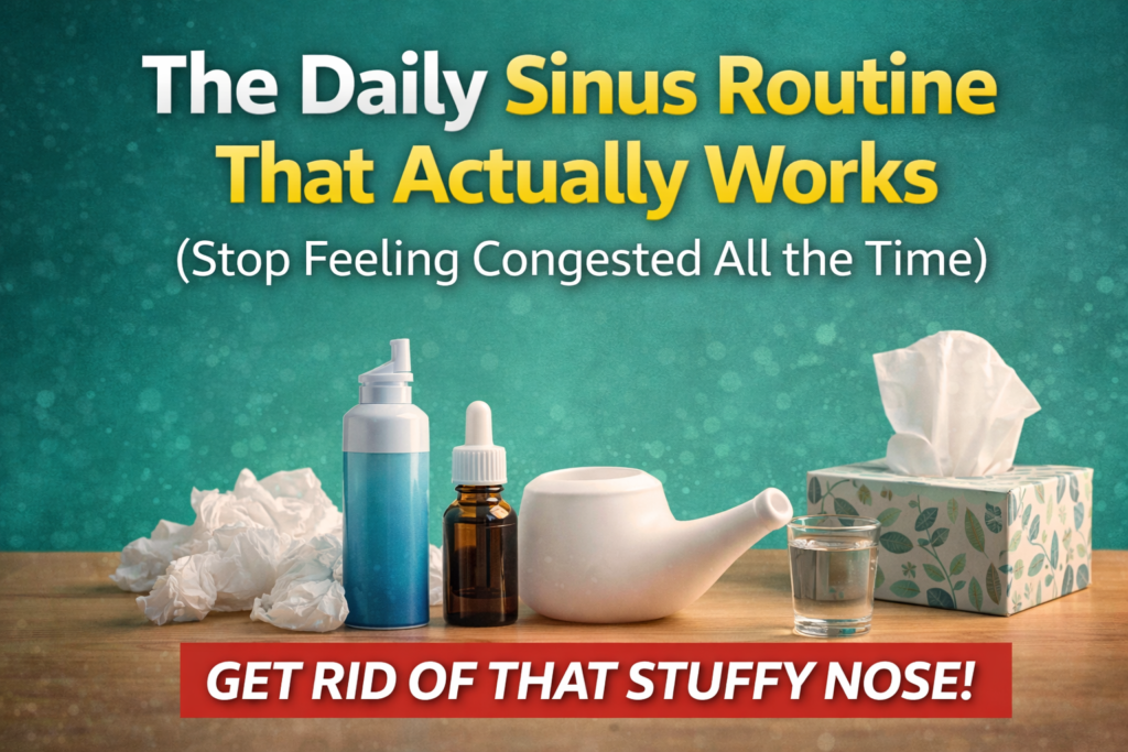 The Daily Sinus Routine That Actually Works (Stop Feeling Congested All the Time)